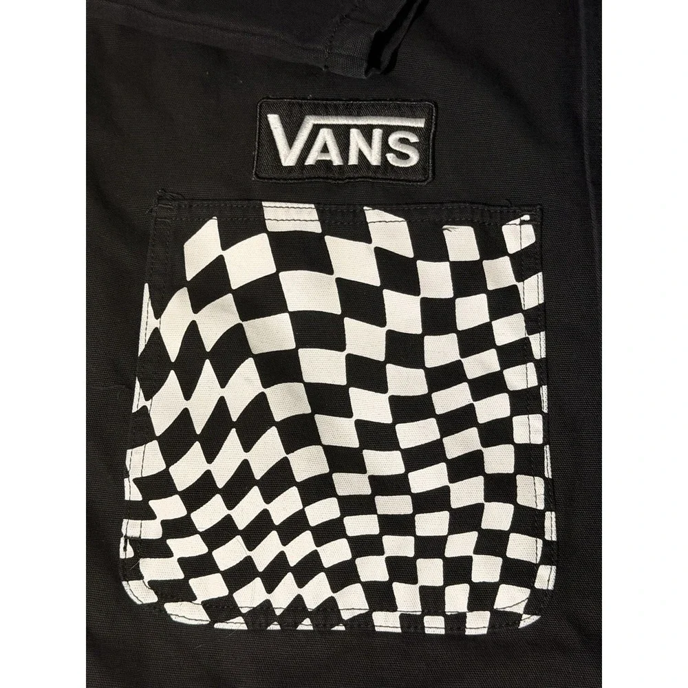 Vans Micro Dazed Drill Chore Coat Black Denim Jacket Tyson Peterson Graphic Logo